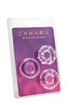 3 Cockrings Strech Rings Clear - Zahara 3 Cockrings Strech Rings Clear - Zahara